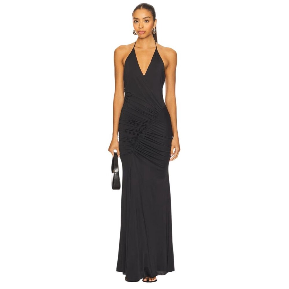 superdown Blakly Maxi Dress in Black XSmall New Womens Long Gown